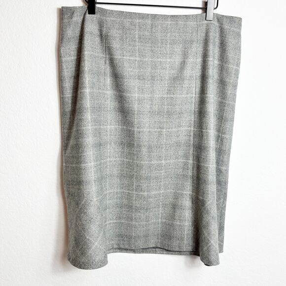 Talbots Dresses & Skirts - TALBOTS WOVEN IN ITALY GREY SKIRT SIZE 14 BRAND NEW WITH TAGS WOOL